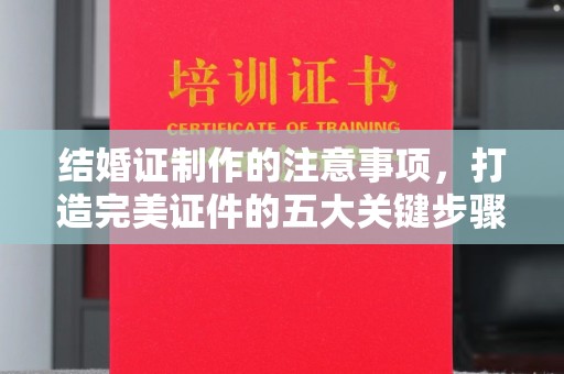 麦盖提结婚证制作的注意事项，打造完美证件的五大关键步骤